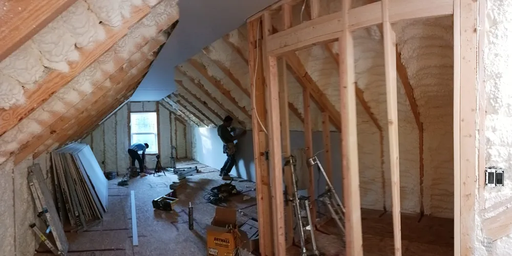 Professional drywall installation and finishing